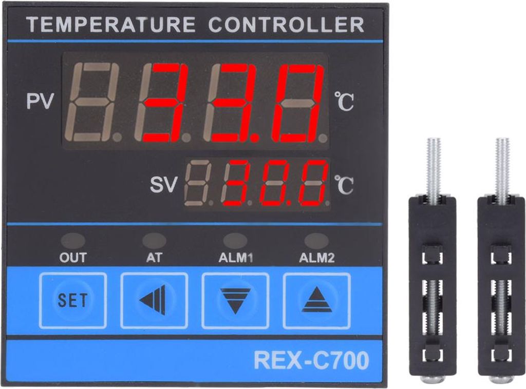 Digitaler Temperaturregler mit hoher Genauigkeit, PID-Regelung, RELAySSR-Ausgang 0-400°C