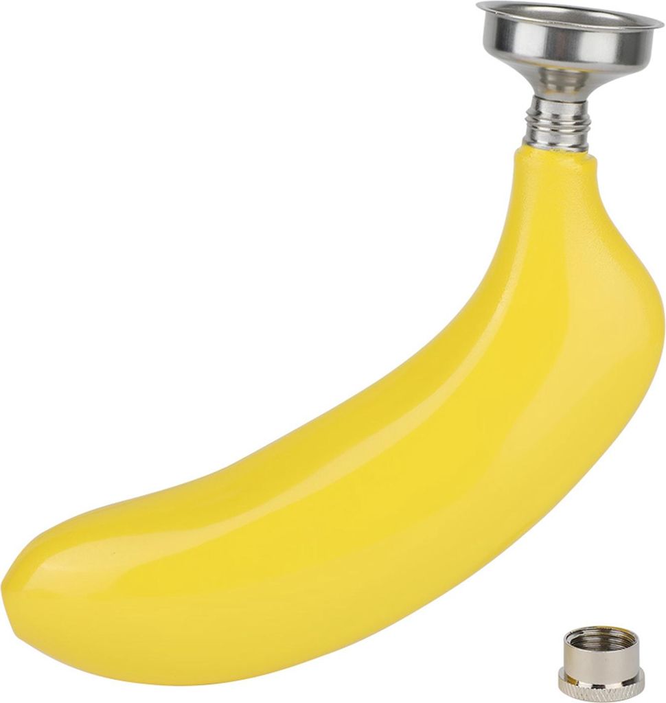 Tragbare 140-ml-Flasche aus Edelstahl in Fruchtform für Whisky, Spirituosen und andere Spirituosen mit Trichter