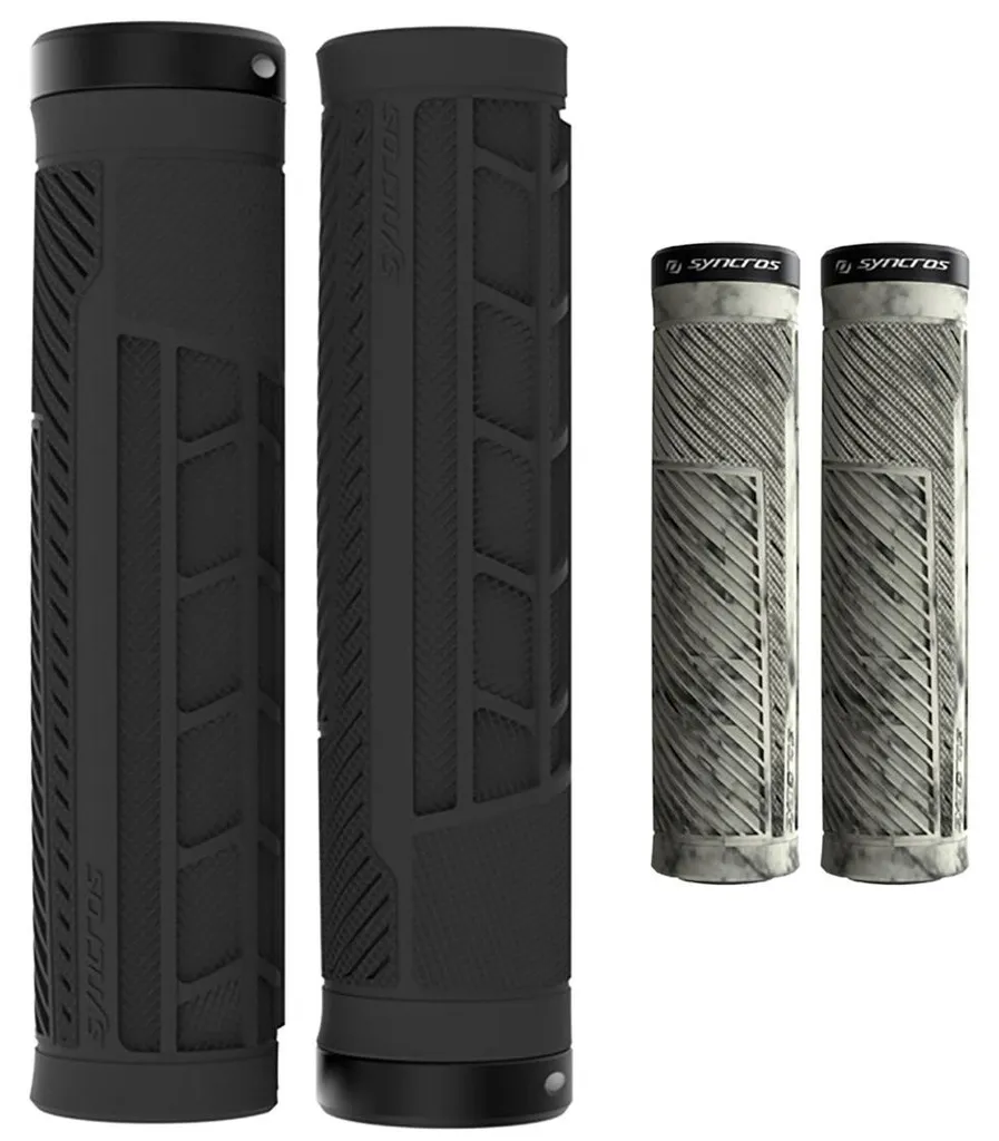 Grips VTT Syncros AM Lock-On Taille S - Poignées de Guidon Antidérapantes