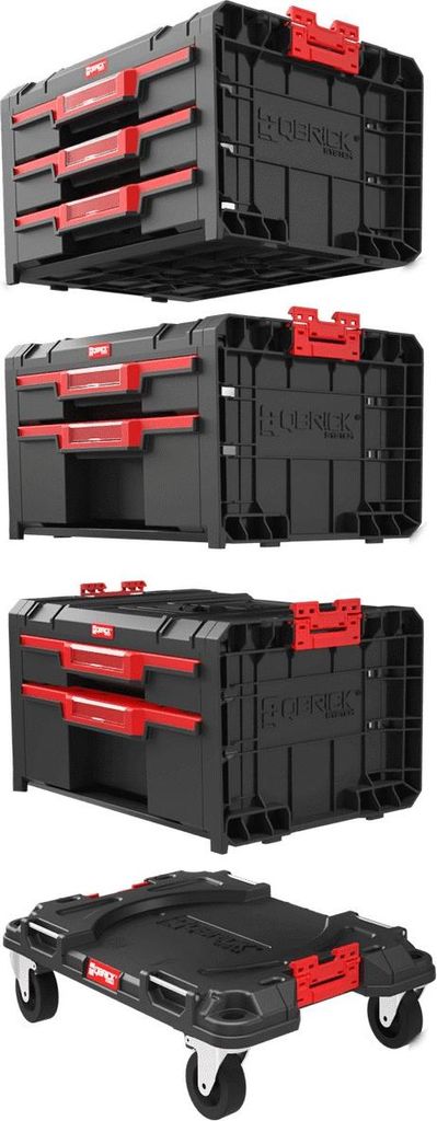 Qbrick System Pro Schubladen-Werkstatt-Set 1, Schubladen - Produktbild 