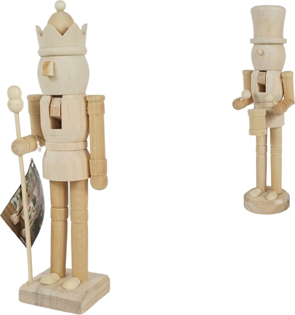 Holznussknacker NUTCRACKER 25,5 cm - verschiedene Varianten Produktbild 