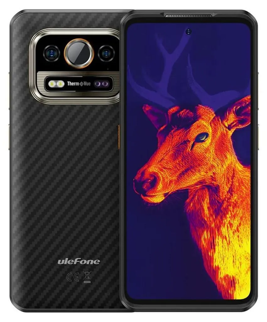 Ulefone Armor 25T Smartphone Antichoc fini les Écrans Cassés en Noir