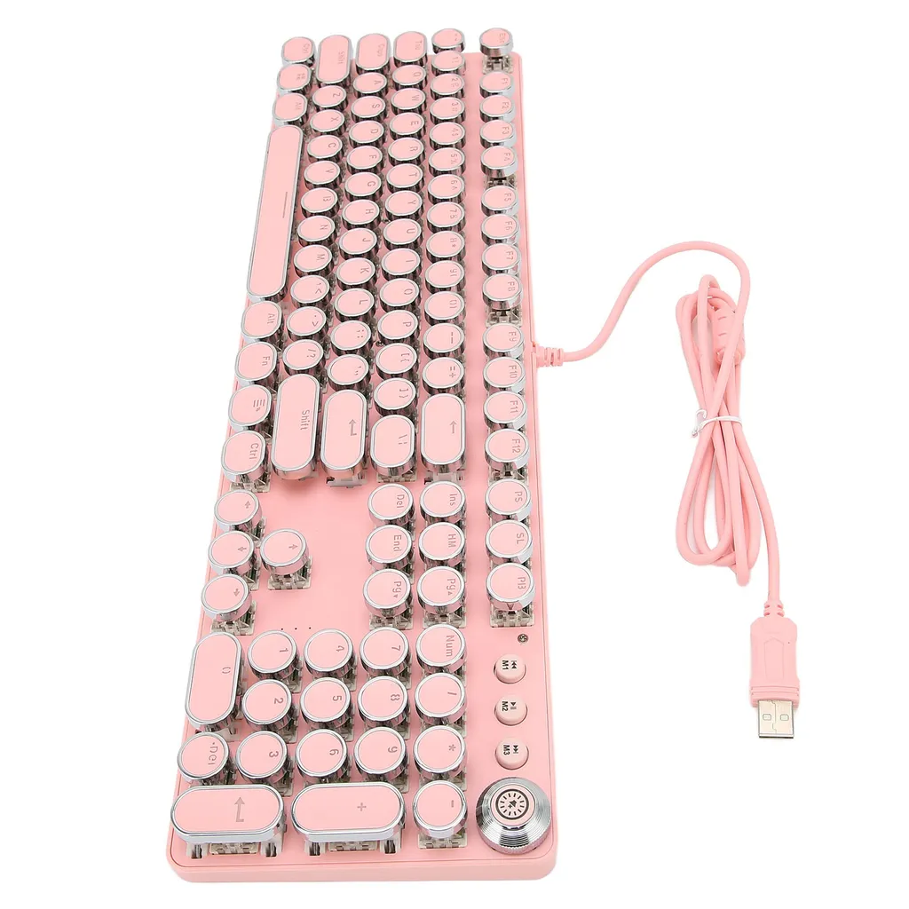 Clavier gamer mécanique bicolore haute performance à 104 touches pro