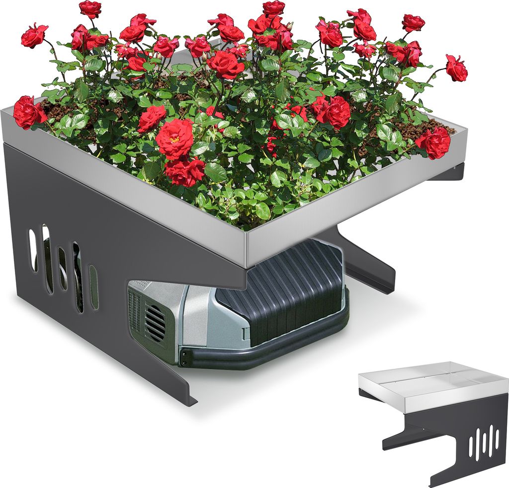 LZQ Garage pour tondeuse-robot avec bac à plantes - abri Image du produit 