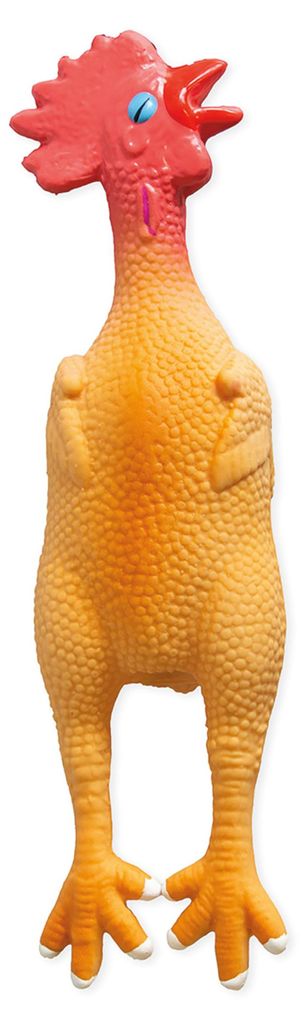 Karlie Hundespielzeug Huhn Latex gelb 25 x 6 x 4 cm Produktbild 
