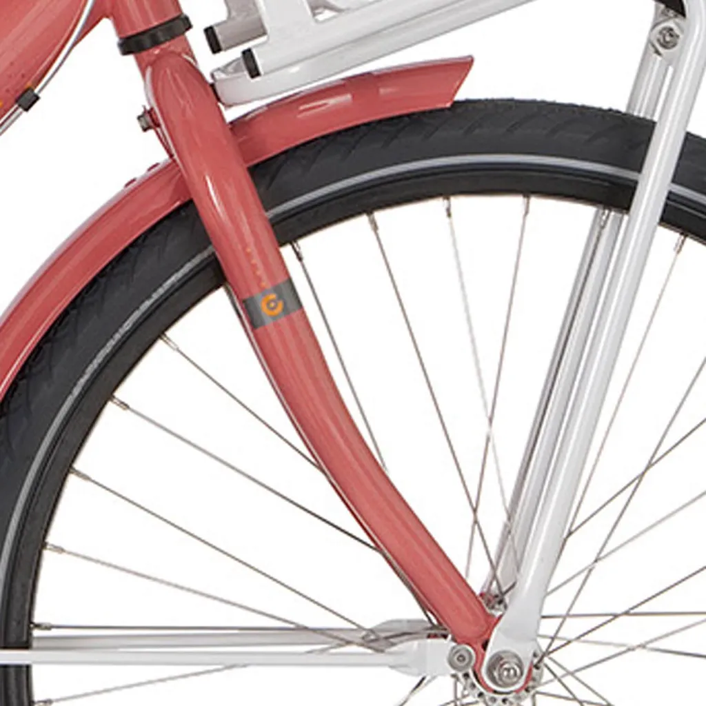 Vélo fille Cortina U4 26 pouces anti-mal de dos avec porte-bagages