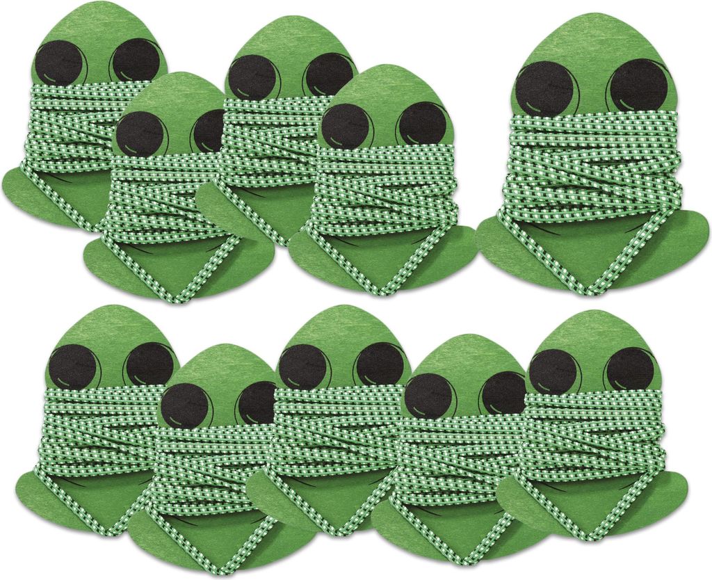 Betzold Gummitwist, Motiv: Frosch, Setgröße: 10 Stück