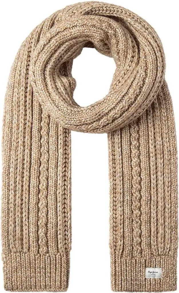Pepe Jeans Francis Scarf Beige - Accessorio Streetwear Donna Unica