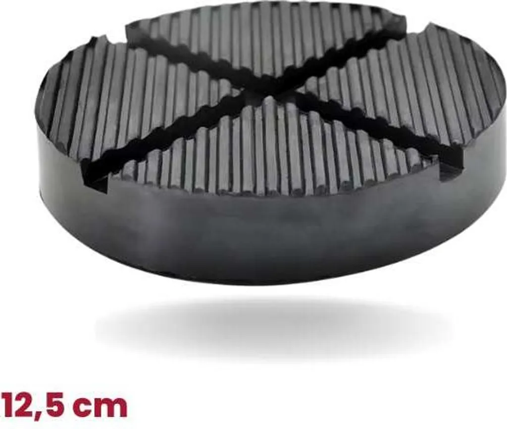 Pattino di sollevamento in gomma da 12,5 cm - Resistente all'abrasione, stabile