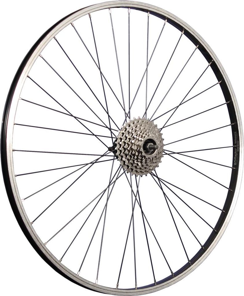 28 Zoll Fahrrad Hinterrad Aluminiumfelge mit 8 fach Produktbild 