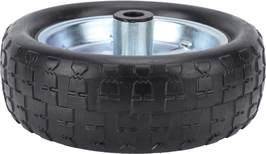 Roue de remorque 10 pouces anticrevaison cric robuste 2000 lbs