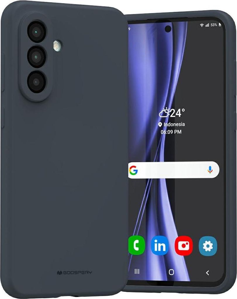 Mercury Silikonhülle Samsung Galaxy A36 marineblau