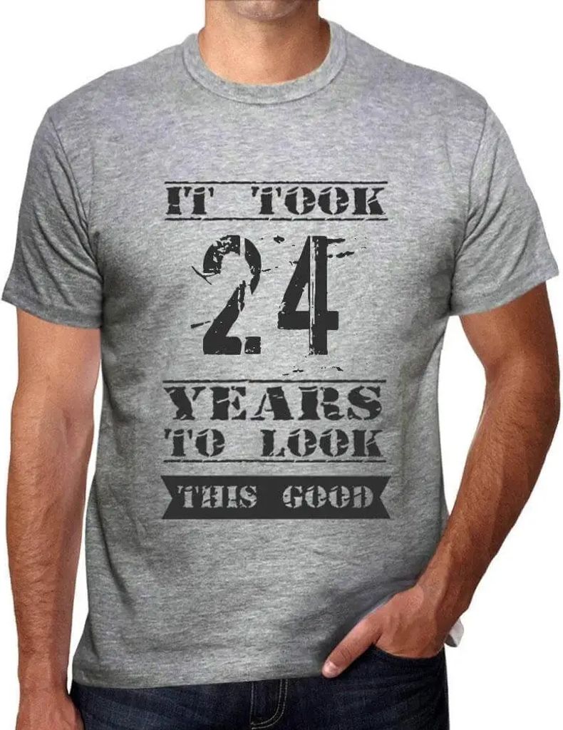 Herren Grafik T-Shirt Es hat 24 Jahre gedauert um so gut auszusehen – It Took 24 Years To Look This Good – Geschenk 24. Geburtstag Jahrestag 24...