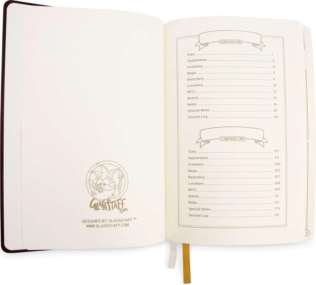 Organiseur JDR Dungeons & Dragons 5e Bleu avec Sections de Notes - 8