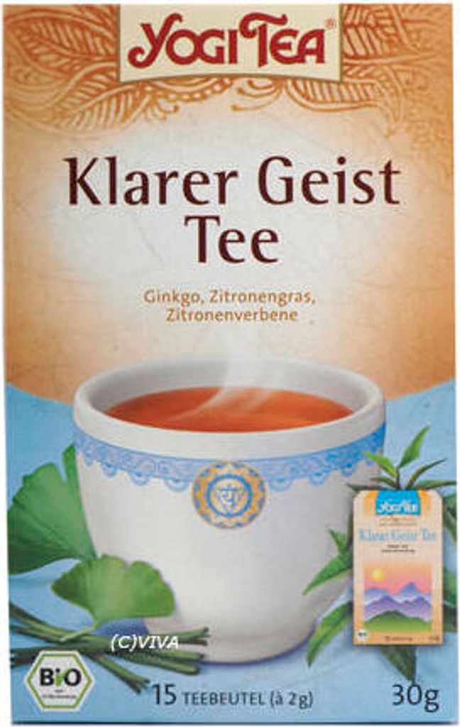 Yogi Tea Klarer Geist  Filterbeutel 17X1.8 g Produktbild 