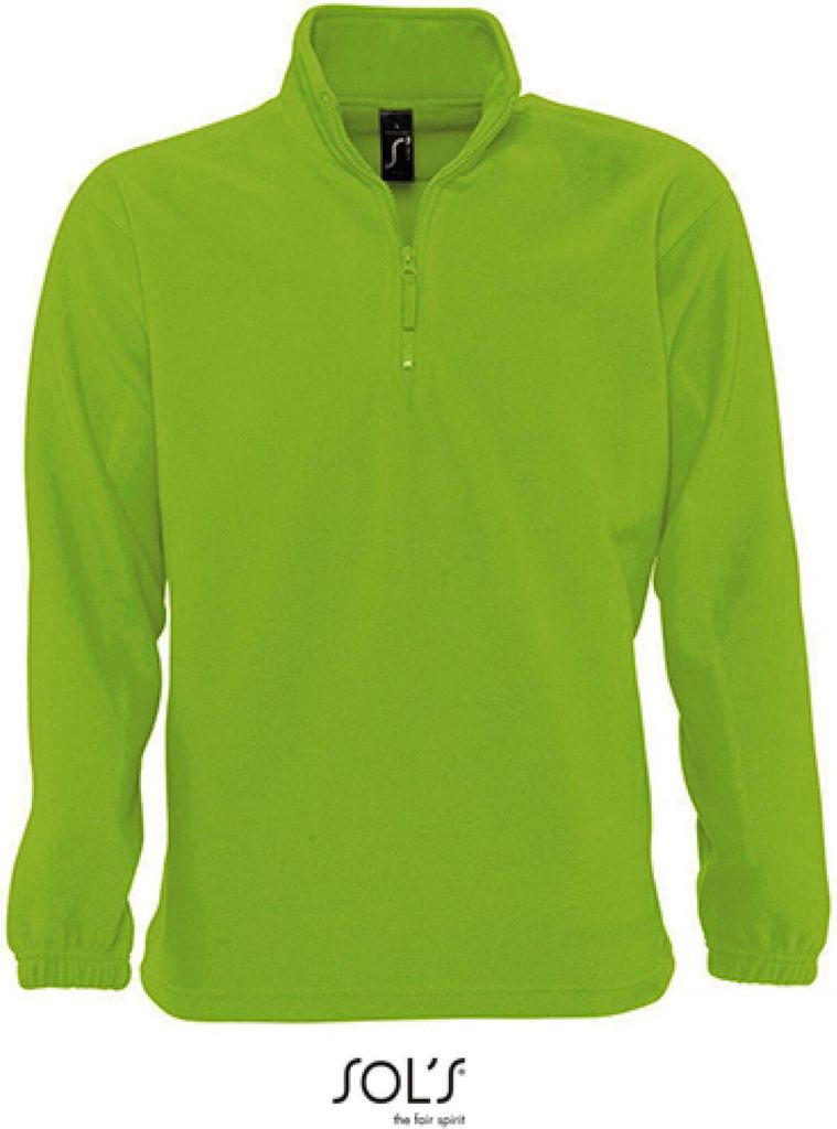 SOLs 56000 | Half-Zip Fleece Ness - Farbe: Lime - Größe: 3XL