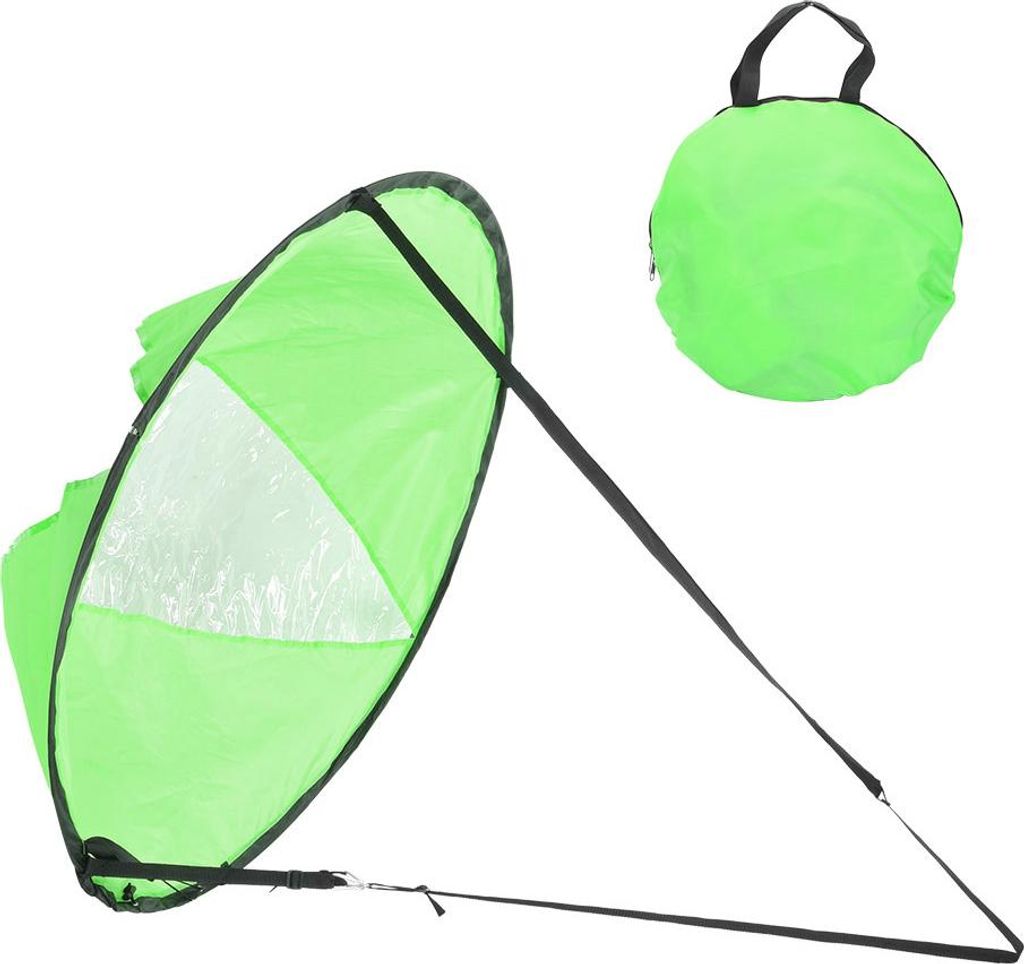 108 cm langlebiges, tragbares, faltbares Downwind-Paddelbrett, Kajak, Segel, Segelboot für Kanu, Boot, Grün