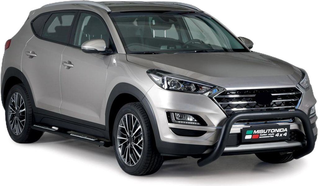 Frontbügel Frontschutzbügel für Hyundai Tucson 2018-2021 ø76mm Stahl Schwarz