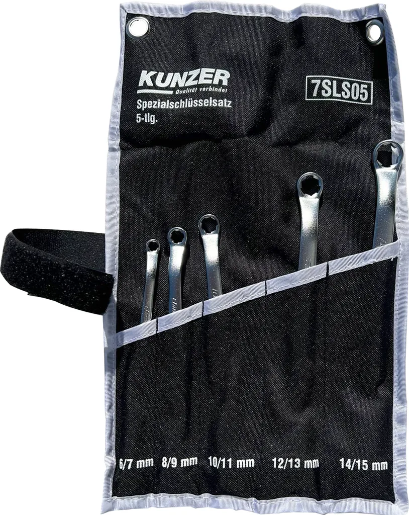 Set de 5 clés à douilles spéciales Kunzer pour mécanique automobile
