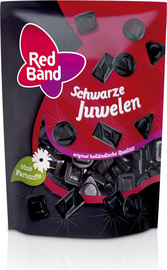 Red Band Schwarze Juwelen Lakritz 200g Produktbild 