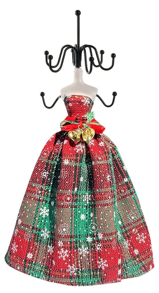 Weihnachtsschmuck-Aufbewahrungsbaum, Schaufensterpuppe, Schmuckständer, Halskettenhalter, Ohrring- und Ringorganizer, Ausstellungsständer für fe...