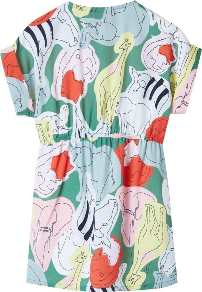 vidaXL Kinderkleid Grün 140