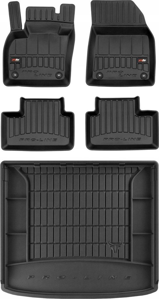 SET di tappetini in gomma 3D Volvo XC40 dal 2017- Immagine del prodotto 