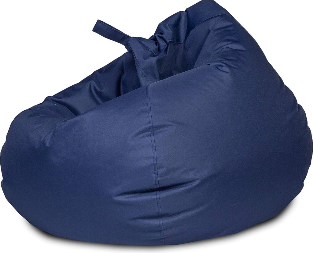Ecopuf, Oscar, Sitzsack Pouf, Sack Poufsessel Pufsack Kinder, Erwachene, Blau Nc8