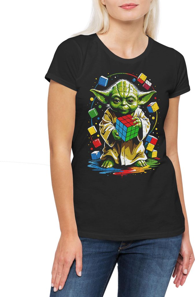 Urban Backwoods Master Cube, Damen T-Shirt, Farbe: Schwarz, Größe: 3XL