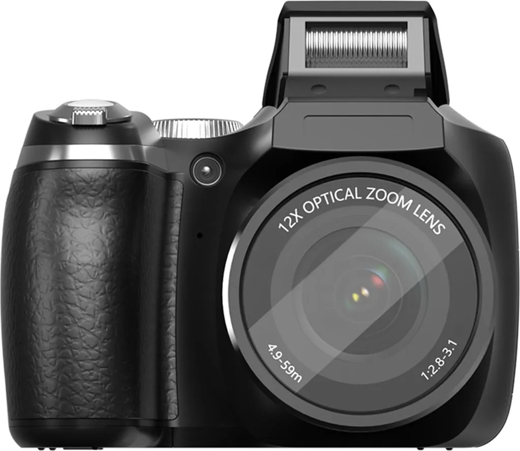 Appareil Photo Numérique 60MP avec Zoom Optique 12X et Anti-Secousse