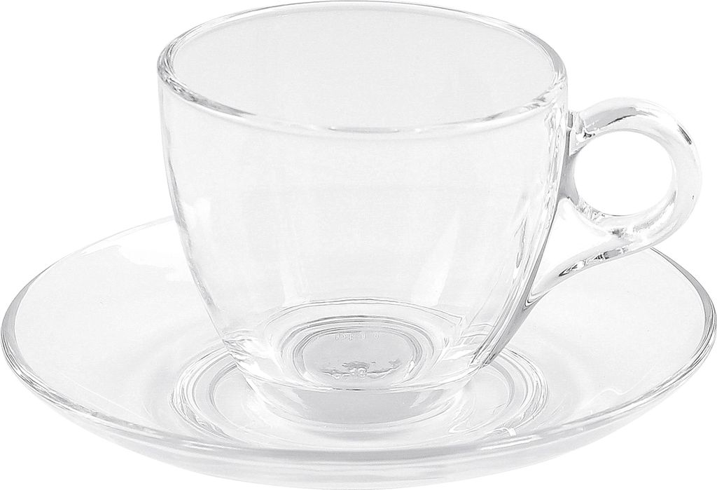 Teeglas mit Untertasse 6er Set 801888 4005437311237 Immagine del prodotto 