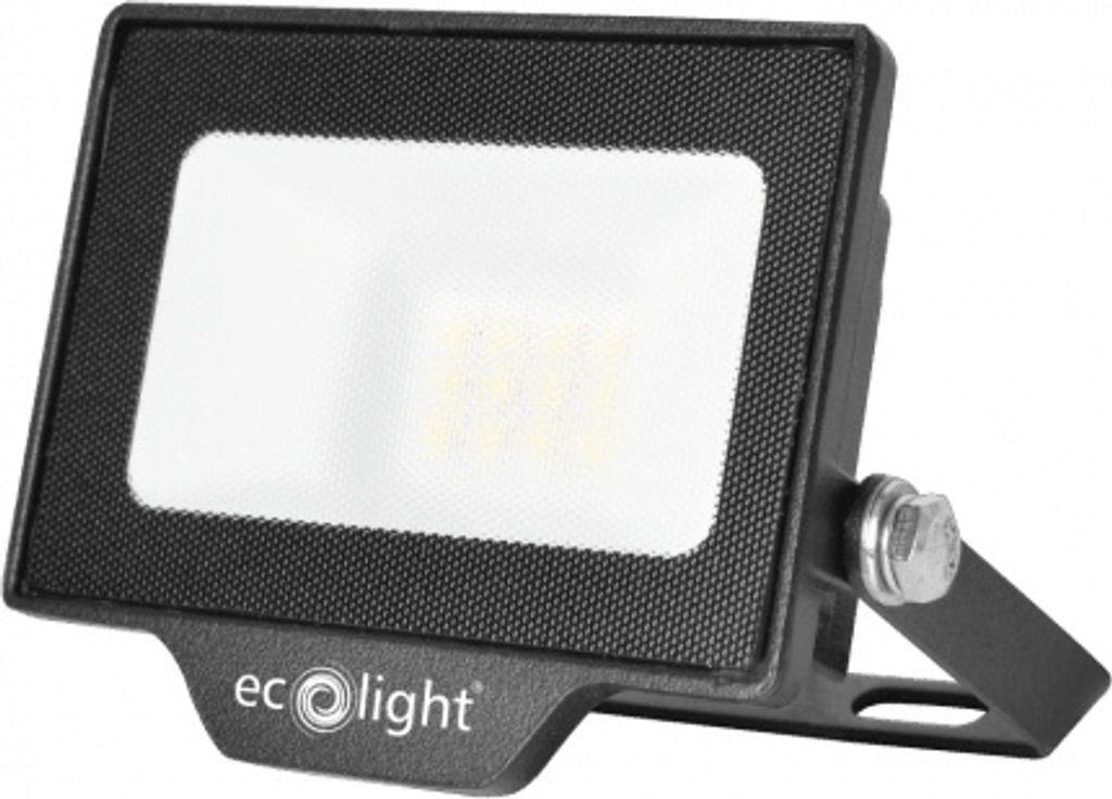 Schwarzer LED-Flutlichtstrahler NL-1 10W 6500K 900lm IP65 EC20178
