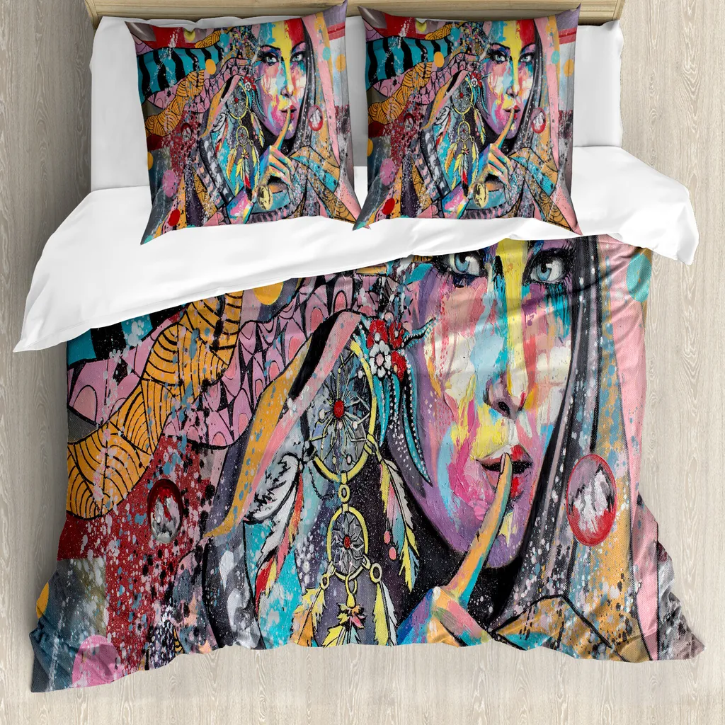 Set Copripiumino ABAKUHAUS 155x220cm: Tecnologia Antiacaro Avanzata