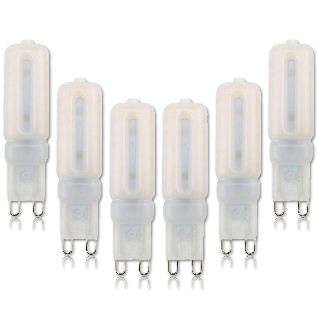 6x Coolweiß G9 LED 2,5 Watt COB Glühbirne Lampe Leuchtmittel 230V Deutsche Post 
