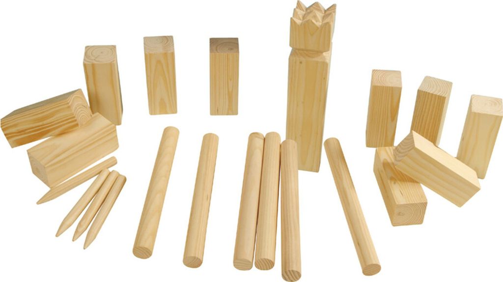 Outdoor Games Outdoor-Spiele Kubb-Spiel - Holz - 21-teilig Produktbild 2