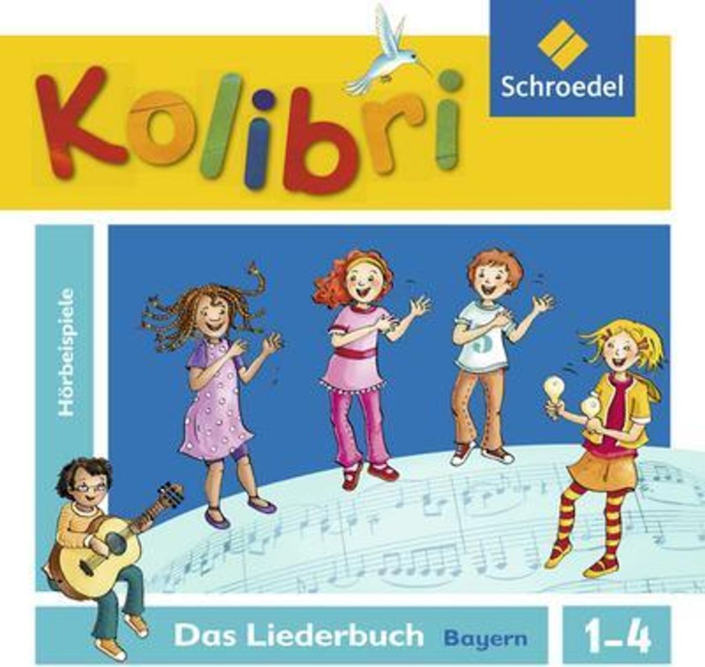 Kolibri 1 - 4. Das Musikbuch. DVD Hörbeispiele zum Liederbuch. Grundschulen. Bayern