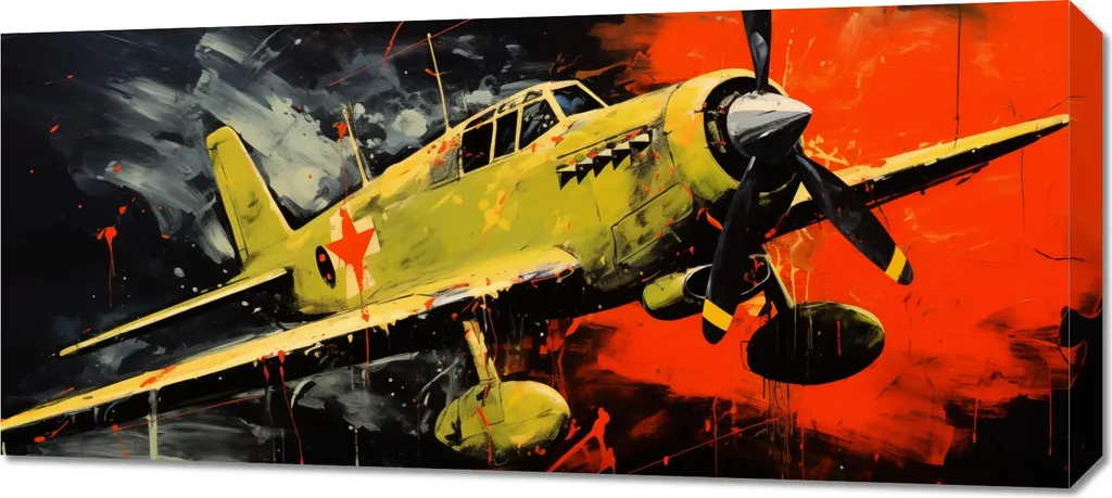 Quadro 90x40 cm Colorato Sorvolo