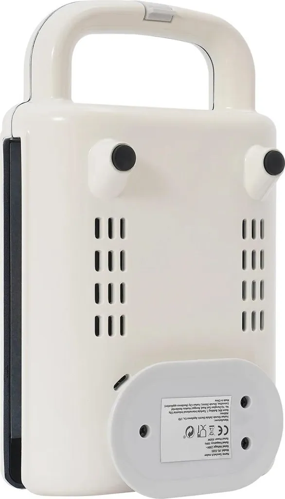 Macchina Sandwich e Waffle 2 in 1 Bianco - Piastra 650W Antiaderente - 6