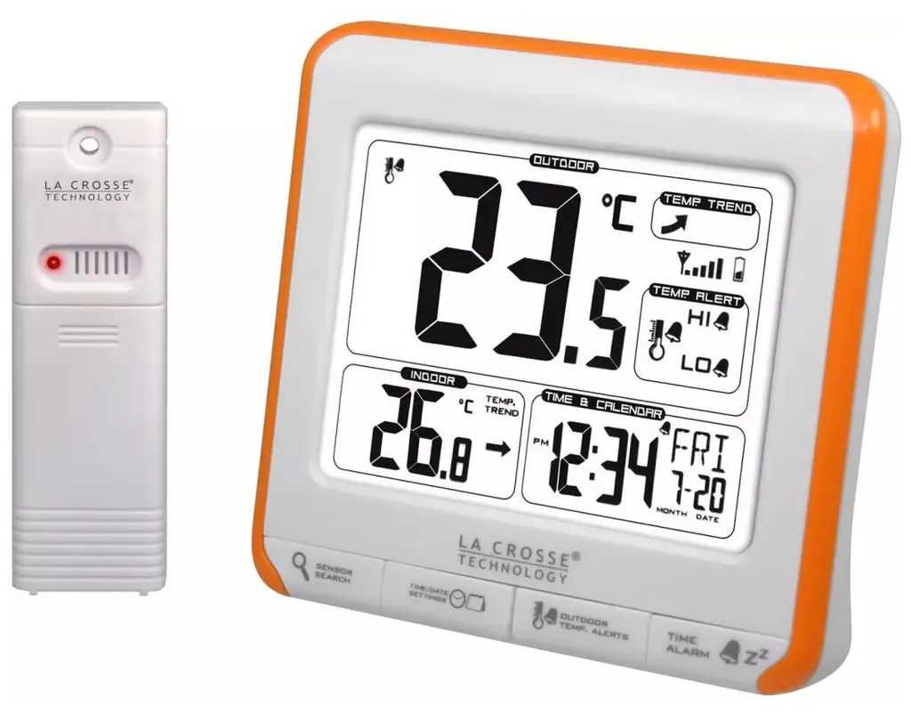 Anticipez le Gel avec cette Station Météo à Alerte Sonore Extérieur/Int