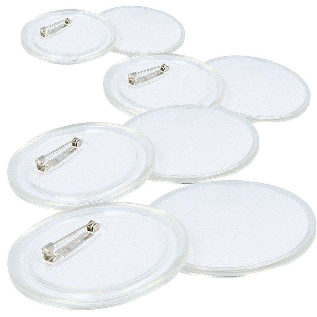 30 Anstecker zum Personalisieren Ø 6 cm