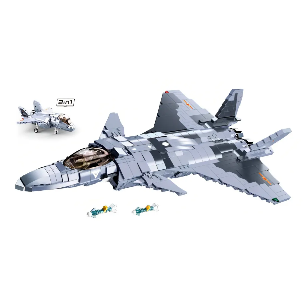 Avion Chengdu J-20 Maquette de Chasse Furtive Sluban M38-B0931 Pro