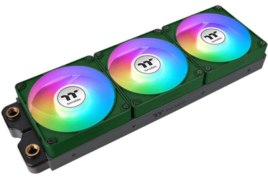 Thermaltake CT120 EX Reverse ARGB Sync PC Cooling Fan Racing Green