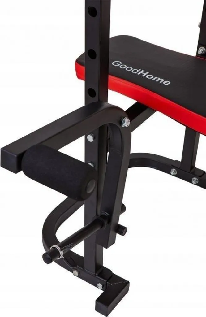 Banc de musculation pour haltères réglable et multifonction noir - 4