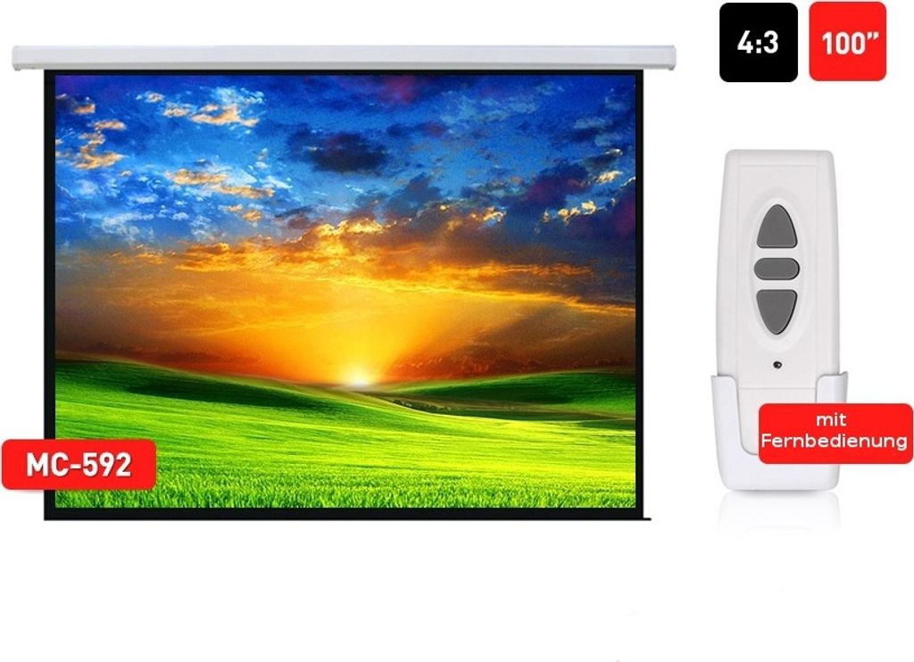 Maclean TV Leinwand MC-592 100" 200x150 4:3 Zdjęcie produktu 
