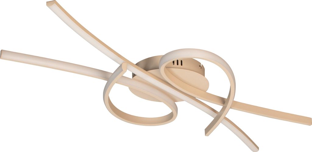 FISCHER & HONSEL Deckenleuchte BIBA B 100 cm beige Deckenlampe