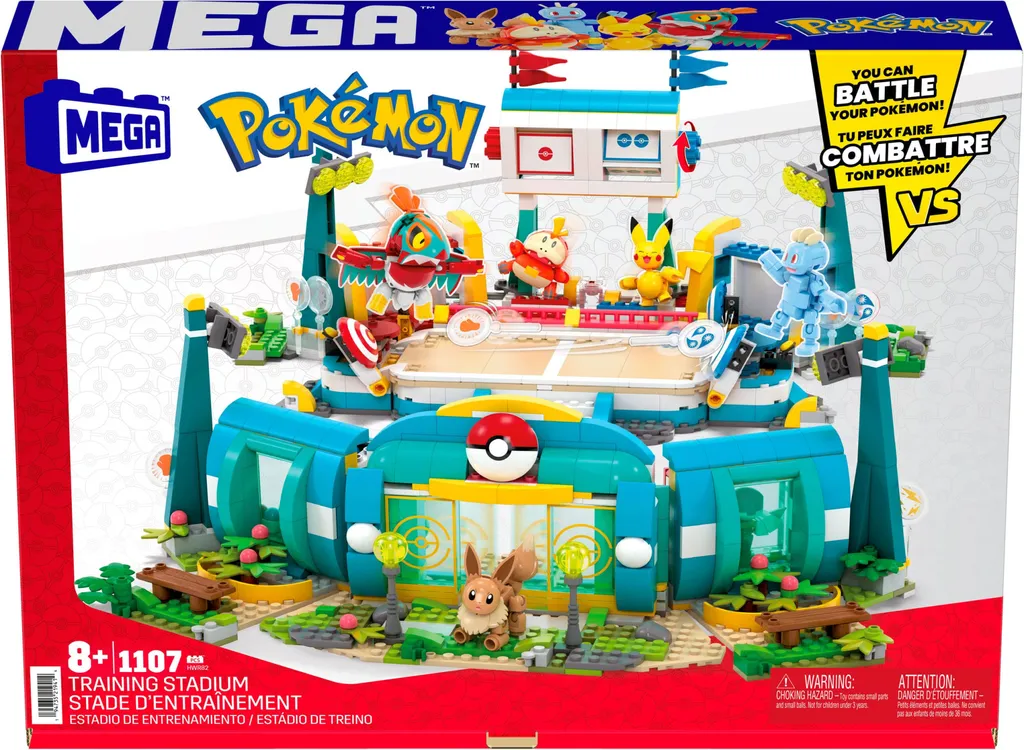 Stade d'entraînement MEGA Pokémon - Coffret de Construction Interactif - 5