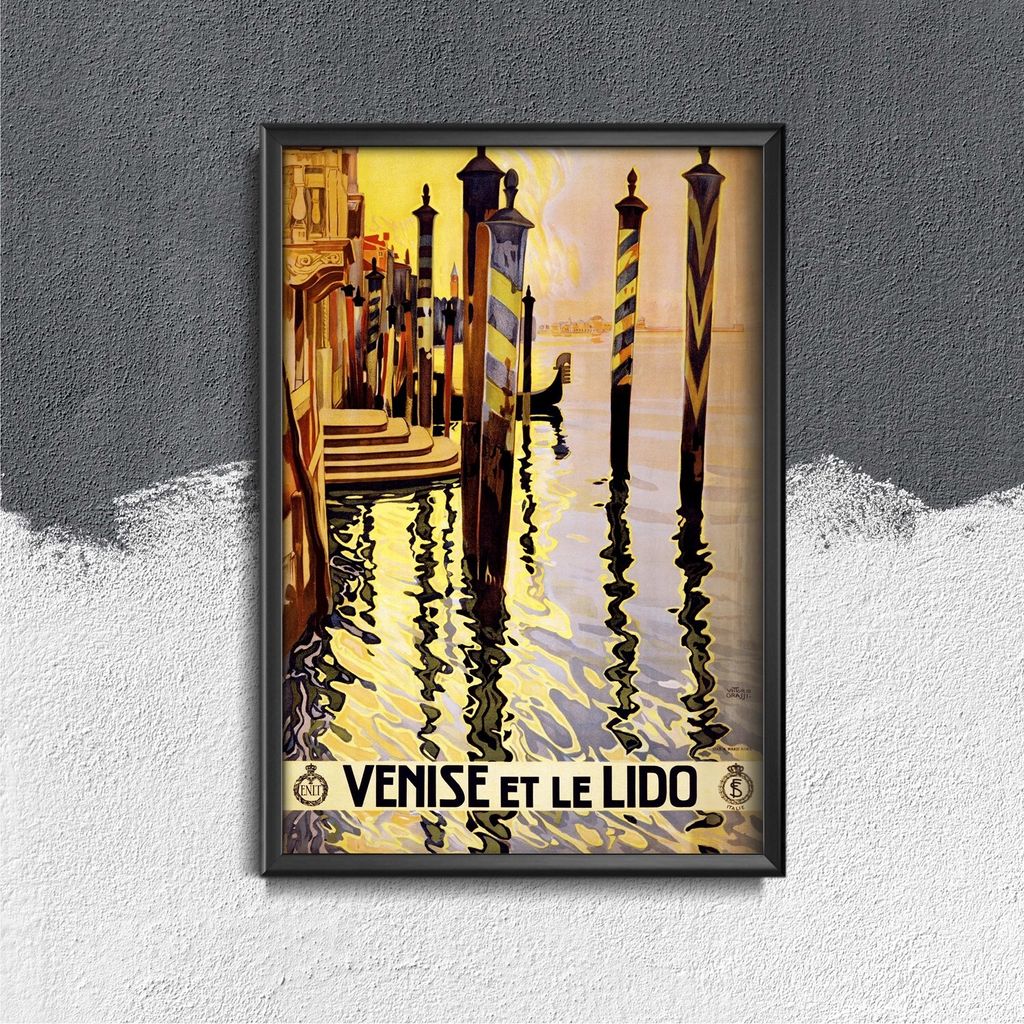 Poster - Canvas - Leinwand - 29,7 cm x 42 cm - Venedig, Italien