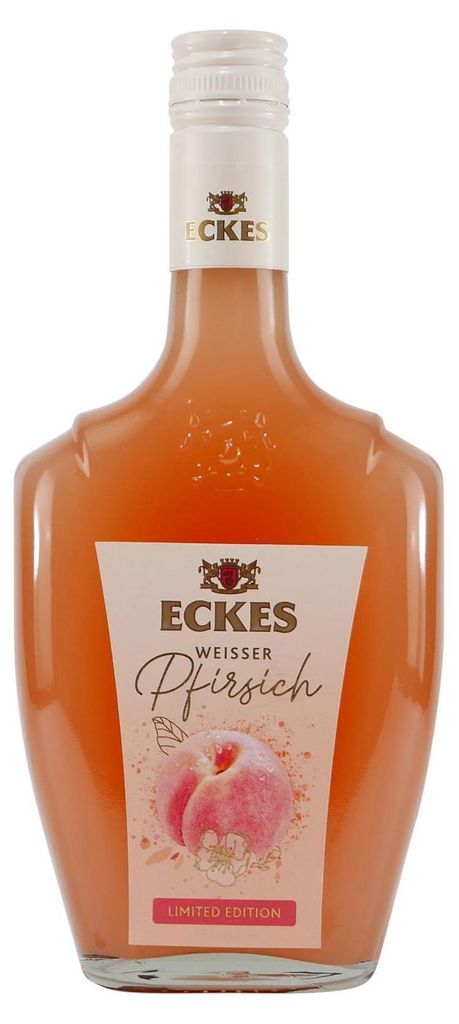 Eckes Weisser Pfirsich Likör, 17% Vol. 0,5 l Produktbild 