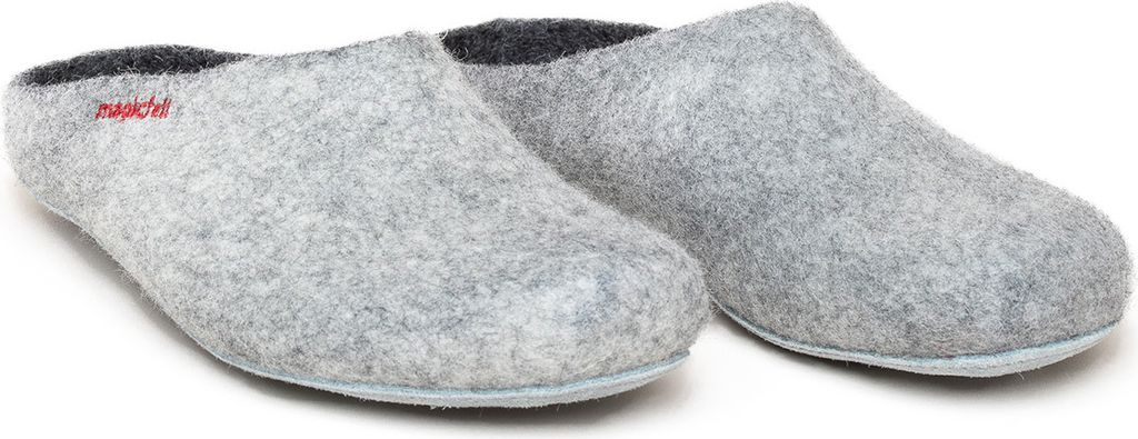 Magicfelt Filz Pantoffeln Aus feinster, handgelesener Schurwolle, Mit Ledersohle, Natürliche Materialien