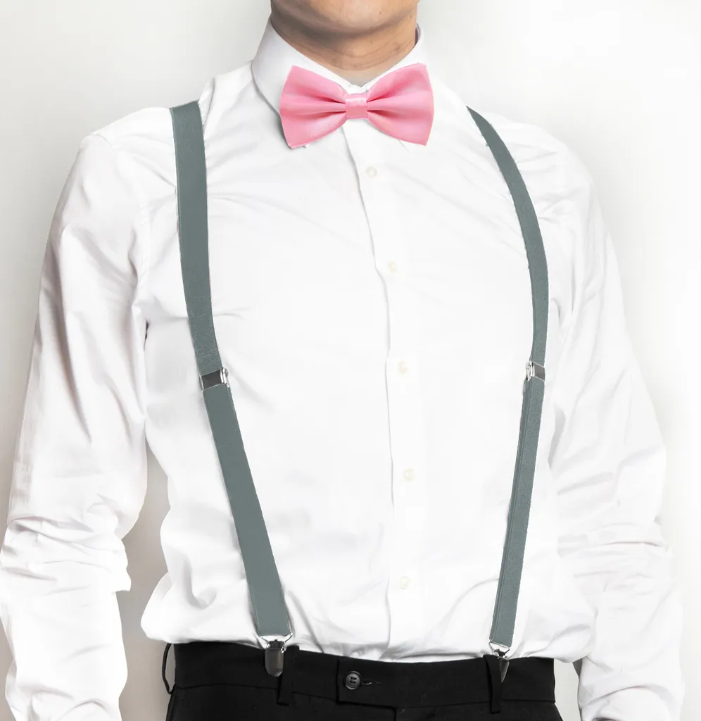 AXY Set Accessori Coordinati Uomo e Bambino | Papillon e Bretelle - 4